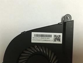 img 1 attached to HK-Part Replacement CPU Cooling Fan P/N 858970-001 for 🖥️ HP Omen 15-AX Series (15-AX000, 15-AX100, 15-AX200, 15-AX020CA, 15-AX033DX, 15-AX101TX, 15-AX243DX)