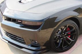 img 1 attached to 🚨 Корпусные фонари с куреными линзами, оранжевый/красный, для Chevrolet Camaro 2010-2015 | Передние - оранжевые, задние - красные | Работают на основе 96 светодиодов типа SMD