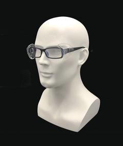 img 1 attached to 👓 Auony Eyeglasses Shields - Glasses Compatible Protective Eyewear