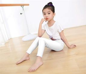 img 2 attached to 👧 Speerise Girls' Clothing - Stretchy Spandex Length Leggings