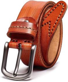 img 4 attached to 🧔 Genuine Leather Men's Classic Accessories by Leathfocus for a Casual Look