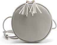 duketea circular crossbody crossover shoulder women's handbags & wallets and crossbody bags logo