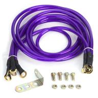 🚗 enhanced car grounding wire system kit – universal 5-point strengthened ground cable for efficient grounding (purple) logo