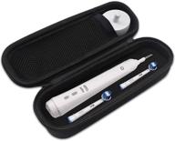 🦷 oral b electric toothbrush hard travel case bag - fits oral-b pro 1000, 2000, 3000, 3500, 1500 - mesh pocket for accessories, soft lining for optimal protection logo