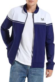 img 4 attached to MADENOBLE Sweatshirt Lightweight Sportswear Color Block Sports & Fitness