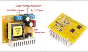 img 1 attached to 💥 Comidox 1PCS DC-DC High Voltage Boost Converter: ZVS Step-up Booster Module for Capacitor Charging – Adjustable Voltage Output, 8~32V to 45~390V Power Supply