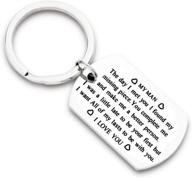 durable boyfriend gift: lasting keychain want logo