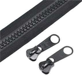 img 4 attached to 👕 YaHoGa Plastic Zipper Sliders Clothing: Versatile and Reliable Zippers for All Your Wardrobe Needs