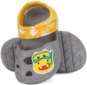 img 1 attached to Garden Toddler Lightweight Slides Slippers Boys' Shoes