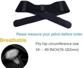 img 1 attached to 🔀 SI Joint Brace for Women and Men - Pelvic Support Belt for Sciatica Pain, Hip Brace, Low Back Support, Sacroiliac Support Belt, Sciatic Brace, Pelvic Lumbar Belt, Hip Stabilizer