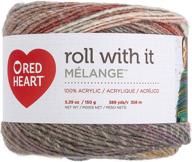 vibrant red heart roll with it melange theater: a visual feast! logo