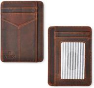 👔 men's accessories: leather minimalist pocket wallet holders logo