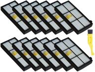 mzy llc 12 pack hepa filter replacement filters for irobot roomba 800 900 series - models: 860, 870, 871, 880, 960, 980 - robotic vacuum accessories логотип