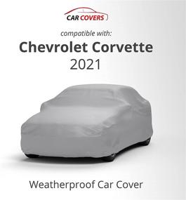 img 3 attached to 2021 Chevrolet Corvette Weatherproof Car Cover - Premium 5 Layer Cover for Outdoor & Indoor Protection - Rain, Snow, Hail, Sun - Includes Theft Cable Lock, Bag & Wind Straps