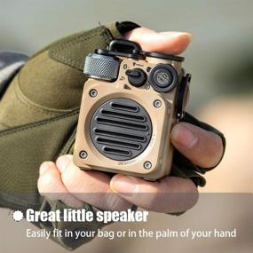 img 3 attached to Muzen Wild Mini Rugged Outdoor Speaker