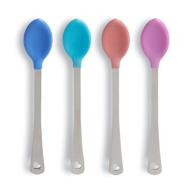 🥄 munchkin white hot safety spoons: ensuring baby's safety with 4-pack guaranteed logo