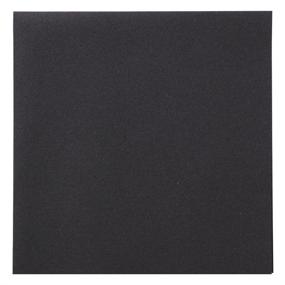 img 1 attached to 🍽 Hoffmaster 125073 Linen-Like Dinner Napkin - 1/4 Fold, 17"x16", Black - Case of 300