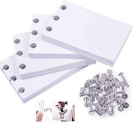 📚 larcenciel blank flip books: premium 400 sheet animation paper with screws - perfect for sketching, drawing, and diy cartoon crafting - ideal for kids and professionals logo