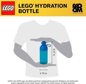 img 3 attached to 💧 Stay Hydrated in Style with the ROOM Copenhagen LEGO Iconic Hydration Bottle, 17 oz, Bright Blue