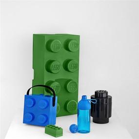 img 2 attached to 💧 Stay Hydrated in Style with the ROOM Copenhagen LEGO Iconic Hydration Bottle, 17 oz, Bright Blue