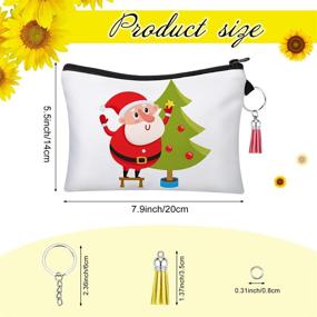 img 1 attached to 🎁 Christmas Keychain Sublimation Cosmetics
