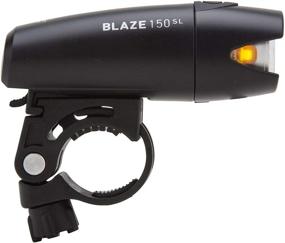 img 1 attached to 🚴 Planet Bike Blaze 150 SL Bike Light: Front White Headlight with Amber Side Light, 3 Modes, Super Bright 150 Lumens, Long Life with AA Batteries - Black and Silver