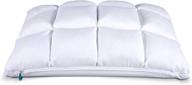 standard white leesa luxury hybrid reversible cooling foam/quilted pillow for a good night's sleep logo