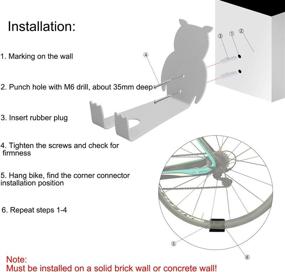 img 1 attached to Clothink Storage Bicycle Horizontal Cycling