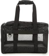 🐾 sherpa original deluxe airline approved pet carrier with soft liner, mesh windows, and spring frame: ultimate comfort and convenience for traveling with your pet logo
