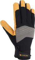 🧤 carhartt trade glove black barley - durable & versatile workwear glove" logo