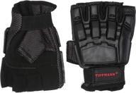 🧤 durable tippmann armored gloves: hard back/fingerless - ultimate protection for hands logo