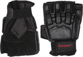 img 1 attached to 🧤 Durable Tippmann Armored Gloves: Hard Back/Fingerless - Ultimate Protection for Hands
