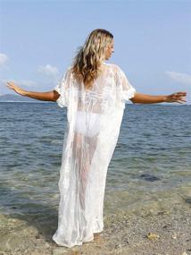 img 3 attached to 👗 Womens Oversize Cover Loose Kaftan: Perfect Attire for Women's Clothing and Swimsuits