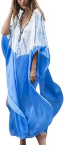 img 4 attached to 👙 Stylish Bsubseach Multicolor Colorblock Kaftan Swimsuit - Women's Clothing in Swimsuits & Cover Ups