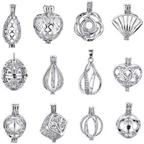 img 4 attached to Pendants Essential Diffuser Necklace Bracelet Beading & Jewelry Making in Charms