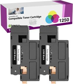 img 4 attached to 🖨️ Limeink Compatible Printer Toner Cartridge Replacement for Dell 810wh C1765nf C1765nfw C1760nw 1250c 1355cnw Printer Cartridges Ink for 1250 (2 Black): High-Quality Replacement for Dell Printers