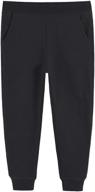 latuza fleece joggers sweatpants pockets girls' clothing for pants & capris logo