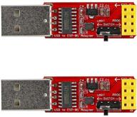 🔌 2pcs esp-01s programmer usb to esp-01 adapter esp8266 wireless wifi module logo