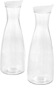 img 4 attached to 🍶 Amazon Basics 1.6-Quart Tritan Carafe: Durable, BPA-Free with Lid