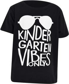 img 4 attached to 🎓 Kindergarten Vibes Only Back to School T Shirt for Unique Baby Boys