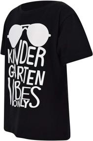 img 3 attached to 🎓 Kindergarten Vibes Only Back to School T Shirt for Unique Baby Boys