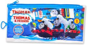 img 3 attached to 🚂 Travel Kit Manual Toothbrush for Toddlers - Thomas and Friends by Brush Buddies