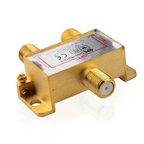 img 2 attached to 🔌 Cable Matters 2-Pack: Bi-Directional 2.4 Ghz 2 Way Coaxial Cable Splitter with All Port Power Passing - Gold Plated and Corrosion Resistant- Ideal for STB TV, Antenna, and MoCA Network