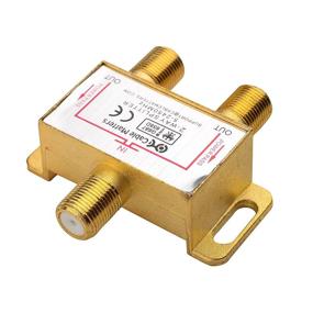 img 1 attached to 🔌 Cable Matters 2-Pack: Bi-Directional 2.4 Ghz 2 Way Coaxial Cable Splitter with All Port Power Passing - Gold Plated and Corrosion Resistant- Ideal for STB TV, Antenna, and MoCA Network