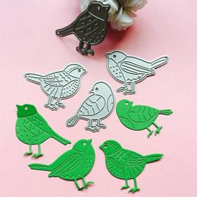 img 3 attached to KKathson 4PC Bird Metal Cutting Dies Stencil for Scrapbooking, Card Making, and DIY Crafts