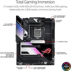 img 3 attached to 🎮 ASUS ROG Maximus XII Formula Z490 ATX Gaming Motherboard (WiFi 6, Intel 10th Gen) - 16 Power Stages, EK CrossChill III, 10 Gbps & Intel 2.5Gb LAN, Triple M.2, 2" Livedash OLED, Aura Sync