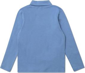 img 2 attached to 👕 CUNYI Little Turtleneck Sleeve T Shirts: Stylish Boys' Clothing with Unmatched Comfort