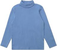 👕 cunyi little turtleneck sleeve t shirts: stylish boys' clothing with unmatched comfort logo