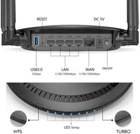 img 3 attached to 🔒 WAVLINK AC2100 Smart WiFi Router - MU-MIMO Dual-Band Gigabit Wireless Internet High Speed Router for Home, 4K Streaming with USB 3.0 Ports for Gaming, Parental Control and Quality of Service (QoS)