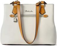 genuine bostanten handbag: stylish women's designer shoulder bag with wallet combo logo